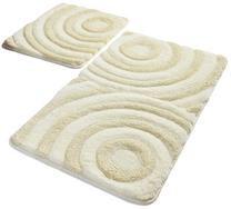 Комплект ковриков для ванны Foutastic Wave 359CHL2163, бежевый цв., 100 см x 60 см