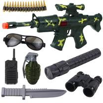 Žaislinis ginklas, su priedais Lean Toys Military Rifle 27749 Žalia sp.