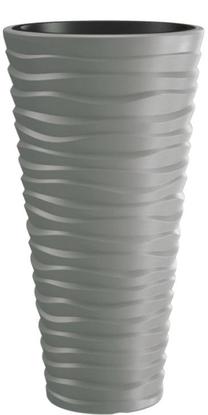 Gėlių vazonas Prosperplast, plastikinis, Ø 34.9 cm, pilka sp.