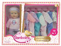 Lelle - jaundzimušais Bambolina Doll WithAssorted Dress BD1868, 30 cm, daudzkrāsaina