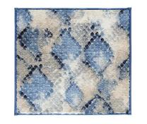 Vonios grindų kilimėlis Foutastic Snakeskin 352CNF2204, mėlyna sp., 57 cm x 50 cm