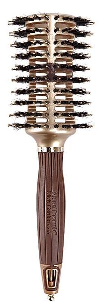 Щетка для волос Olivia Garden Nano Thermic Ceramic + Ion Contour Vent Combo, коричневый цв.