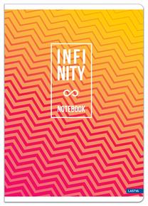Sąsiuvinis Lastva Infinity, langeliais, A5, 32 lapų, (spalva/dizainas parenkami atsitiktine tvarka)
