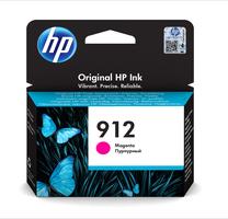 Rašalinio spausdintuvo kasetė HP 912, purpurinė (magenta) sp./raudona sp.
