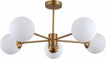 Valgusti lagi Light Prestige Roma 5 LP-1345/5P GD, E14, 5 x 40 W, valge v. / kuldne v.