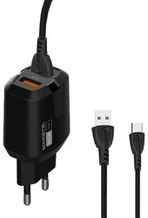 Telefono įkroviklis Somostel SMS-A139 Dual USB + Micro-USB cable, 2 x USB, juoda sp.