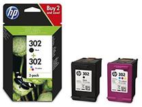 Rašalinio spausdintuvo kasetė HP 302, mėlyna/juoda/raudona