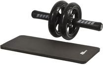 Pilvo preso treniruoklis EB FIT Roller, 24 cm, 0.515 kg, juoda sp., 2 vnt.