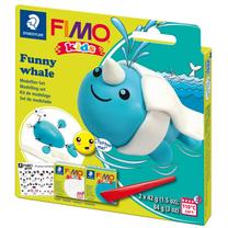 Rinkinys molinių figūrėlių gamybai Staedtler Form&Play Whale, įvairių spalvų, 84 g