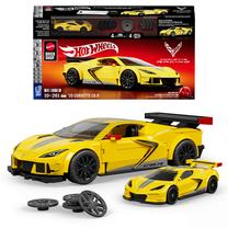 Konstruktors, automašīna Mattel Hot Wheels Corvette C8.R JKR19, 261 gab., dzeltena krās.