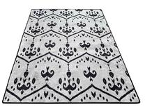 Kiliminis takas Conceptum Hypnose Vogue DJT, balta sp./juoda sp., 300 cm x 80 cm