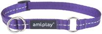 Ошейник для собак Amiplay Reflective, фиолетовый цв., 400 мм
