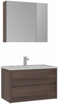 Vannas istabas mēbeļu komplekts Kalune Design Side 85 v2-798, valriekstu krās., 45 cm x 85 cm x 52 cm