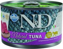 Mitrā kaķu barība Farmina N&D Natural PND140061, tunzivis, 0.14 kg