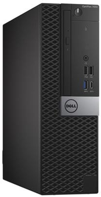 Stacionarus kompiuteris Dell OptiPlex 7050 SFF, atnaujintas Intel® Core™ i5-7500, 480 GB, DDR4 8 GB, SSD 480 GB, Intel HD Graphics 630 Dynamic, Windows 10 Pro RM18983