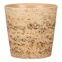 Gėlių vazonas Scheurich Cork 66989, keramika, Ø 16 cm, šviesiai ruda sp.
