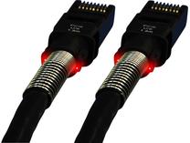 Kabelis Patchsee PCI6-U/4 RJ-45, RJ-45, 1.2 m, juoda sp.