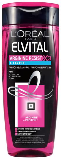 Šampūnas L’Oréal Paris Elvital Arginine Resist Light Shampoo, 250 ml
