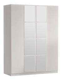 Spinta Kalune Design HM2 956LCS1708, balta sp., 138.4 cm x 50 cm x 183.8 cm, su veidrodžiu