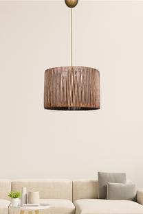 Valgusti rippuv Opviq Chandelier Pierro, E27, pruun v. / kuldne v.