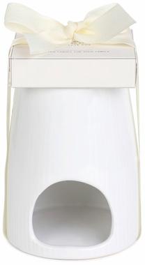 Aromatinė lempa Homla Fires 886176, keramika, Ø 10 cm, 12.5 cm, balta sp.