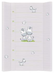 Vystymo lentos užvalkalas Ceba Baby Short Zebra Hard, 70 cm x 50 cm, pilka sp.