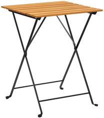Lauko stalas VLX Bistro Table, rudas, 55 cm x 54 cm x 71 cm