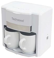 Filtra kafijas automāts Techwood Duo TCA-202, balta krās.