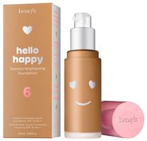 Šķidrā grima bāze Benefit Hello Happy, 06 medium warm, 30 ml