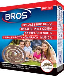 Uodų atbaidymo spiralė Bros, 10 vnt.