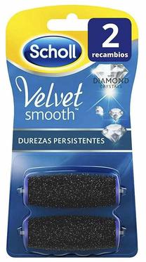 Pēdu kopšanas ierīces uzgalis Scholl Velvet Smooth, 2.5 cm, 2 gab.