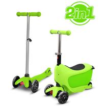 Vaikiškas paspirtukas Buddy Toys 13894, žalia sp.