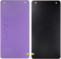 Fitnesa un jogas paklājs HMS MFK01, melna krās./violeta krās., 110 cm x 55 cm x 1.5 cm