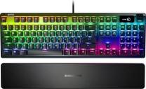 Klaviatūra Steelseries Apex 7 QX2 Blue DE, juoda sp. Prekė su pažeista pakuote.