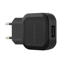 Telefona lādētājs Qoltec, USB/AC, melna krās., 12 W