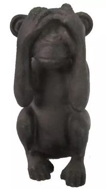 Akvārija dekorācija Zolux Africa Monkey 352222, melna krās., 5.2 cm