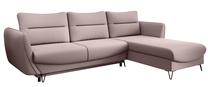 Kampinė sofa Silva Gojo 101, rožinė sp., dešininė, 201 x 276 cm x 100 cm