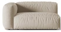 Modulinė sofa Micadoni Martina Structured, šviesiai smėlinė, kairinė, 160 x 106 cm x 75 cm