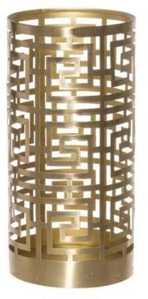 Žvakidė 4Living Hurricane Labyrinth, metalas, 25 cm, aukso sp.