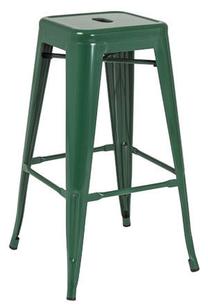 Baro kėdė, žalia, 31 cm x 31 cm x 76 cm