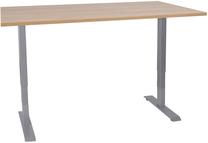 Datorgalds regulējams augstums Home4you Ergo 2, 160 cm x 80 cm, 60 - 120 cm, smilškrāsas