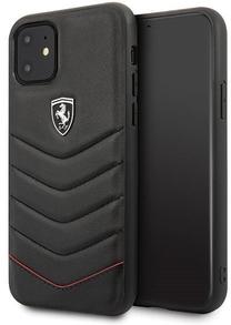 Telefona vāciņš Ferrari, melna krās., Apple
