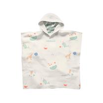 Pončas Miniland Ocean, baltas/įvairių spalvų, 65 cm x 65 cm