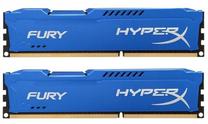 Operatyvioji atmintis (RAM) Kingston HyperX Fury Blue HX316C10FK2/8, DDR3 (RAM), 8 GB, 1600 MHz