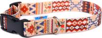 Ошейник для собак Matteo Boho Tape, бежевый цв., 340 - 600 мм x 25 мм