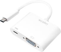 Adapteris Logilink USB-C to VGA / Power Delivery USB-C, VGA, 0.14 m