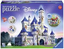 3D dėlionė Ravensburger 216 Disney Castle 125876, 45 cm x 27 cm, 216 vnt., įvairių spalvų