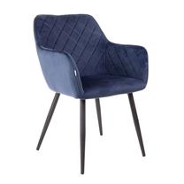 Valgomojo kėdė Homla Shelton 860558, matinė, mėlyna sp., 60 cm x 56 cm x 84 cm