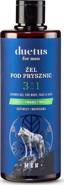 Dušas želeja un šampūns Duetus Nourishing Shower Gel 3in1, 300 ml