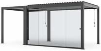 Tinklinių durų pavėsinei rinkinys Home4you Mirador-111, 1 cm x 93.5 cm, skaidri sp.
